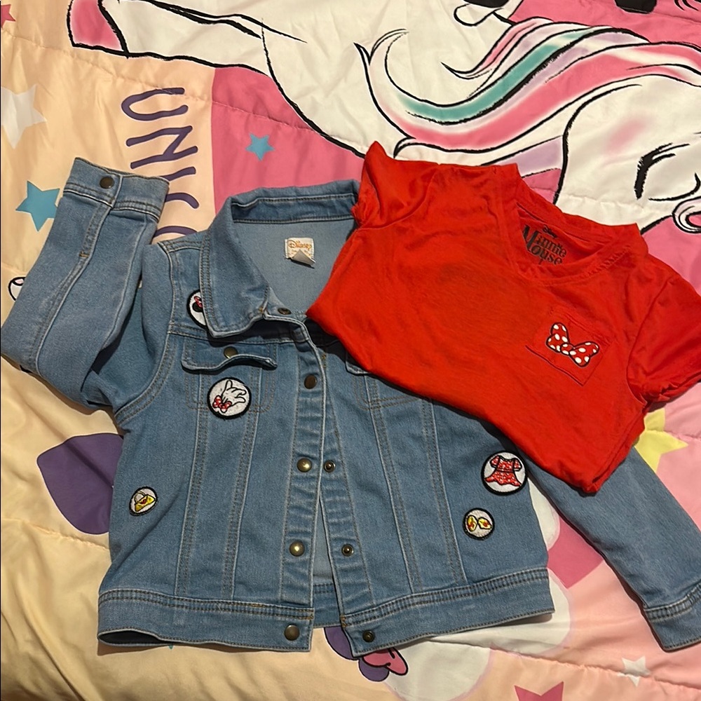 Disney Minnie Mouse jacket and shirt